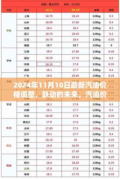 跃动的未来，汽油价格调整背后的励志故事与力量，2024年最新动态