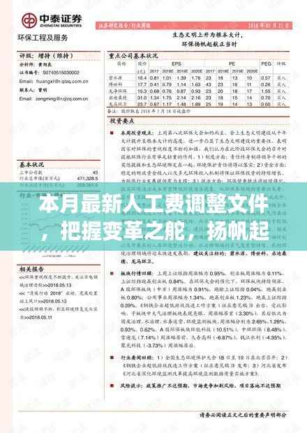 本月最新人工费调整文件,引领新征程,扬帆自信与成就之海