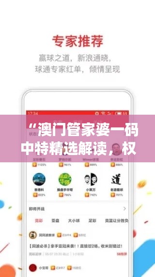 “澳门管家婆一码中特精选解读,权威版HRT513.31解析”