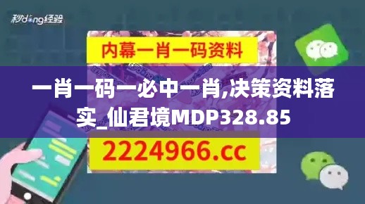 一肖一码一必中一肖,决策资料落实_仙君境MDP328.85