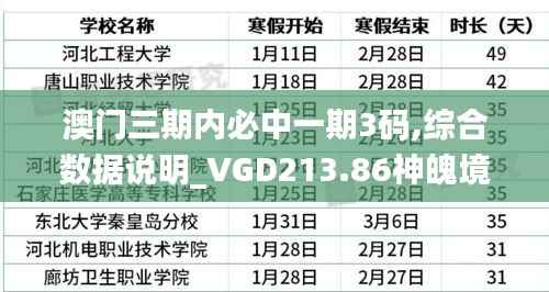 澳门三期内必中一期3码,综合数据说明_VGD213.86神魄境