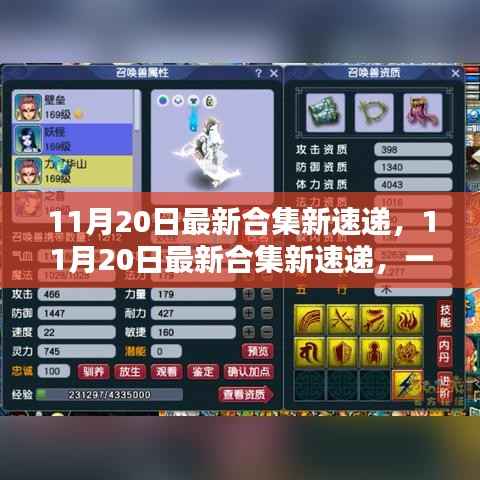 11月20日最新合集教程，逐步指导完成任务与掌握新技能
