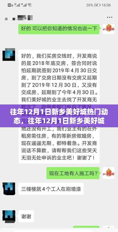 往年12月1日新乡美好城热门动态回顾与展望