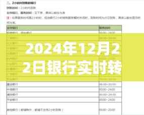 全面评测，2024年12月22日银行实时转账上限及用户体验解析