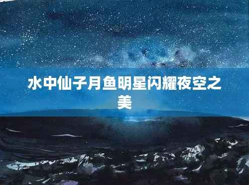 水中仙子月鱼明星闪耀夜空之美