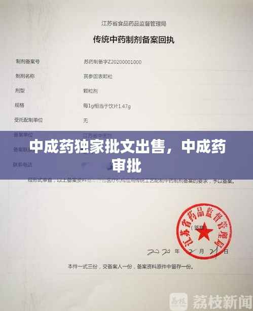 中成药独家批文出售,中成药 审批