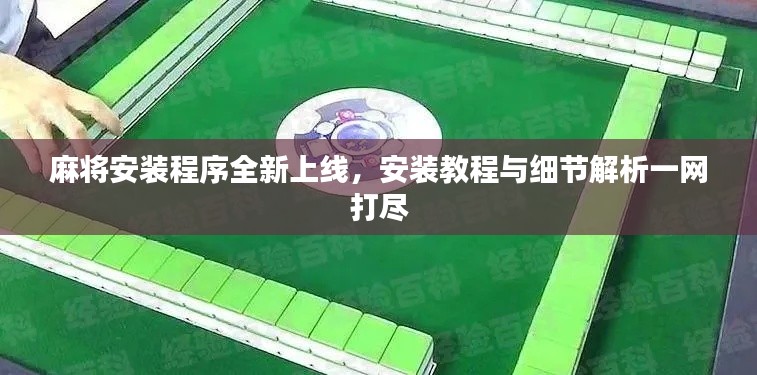 麻将安装程序全新上线,安装教程与细节解析一网打尽